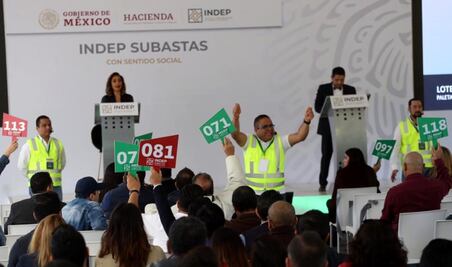 Recauda SAE más de 17 millones de pesos en mega subasta