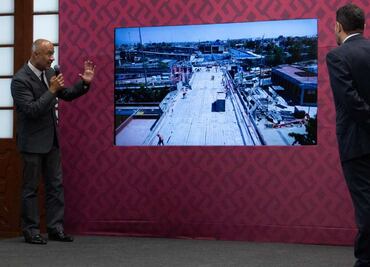 “Podremos tener los tiempos que originalmente habíamos planteado”: Martí Batres tras avance de montaje en trabes de la Línea 9