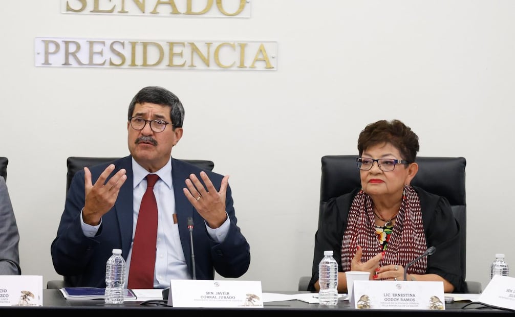 Reunión de la comisión de Justicia en el Senado con la fiscal general de la República, Ernestina Godoy (27/04/2026). Foto: Diego Simón / EL UNIVERSAL