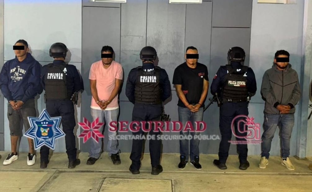 Tras la detención, los sujetos y la camioneta fueron trasladados a la Procuraduría General de Justicia del Estado de Hidalgo. 03/09/2026. | Foto: Especial.