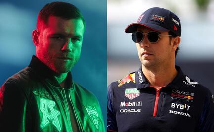 Canelo Álvarez muestra su apoyo a Checo Pérez en el GP de Abu Dhabi