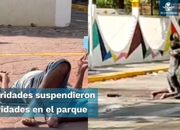 Héroe sin capa. Soldado salva a indigente que era atacado por enjambre de abejas