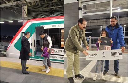 Niña de 7 años, la pasajera un millón del tren El Insurgente