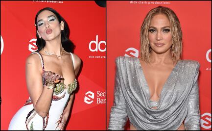 Dua Lipa, Jennifer Lopez y otras estrellas llegan a los American Music Awards