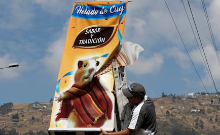 Venden en Ecuador helados de conejillo de indias, de escarabajo y de hongos  