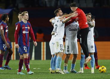 Girona venció al Barcelona como visitante y le roba el primer lugar al Real Madrid