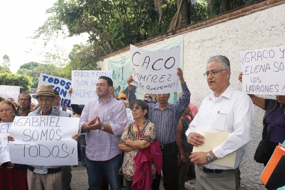 El rector Alejandro Vera participó en una marcha en apoyo al líder de la asociación civil Gustavo Salgado (CIUDADANOS MX)