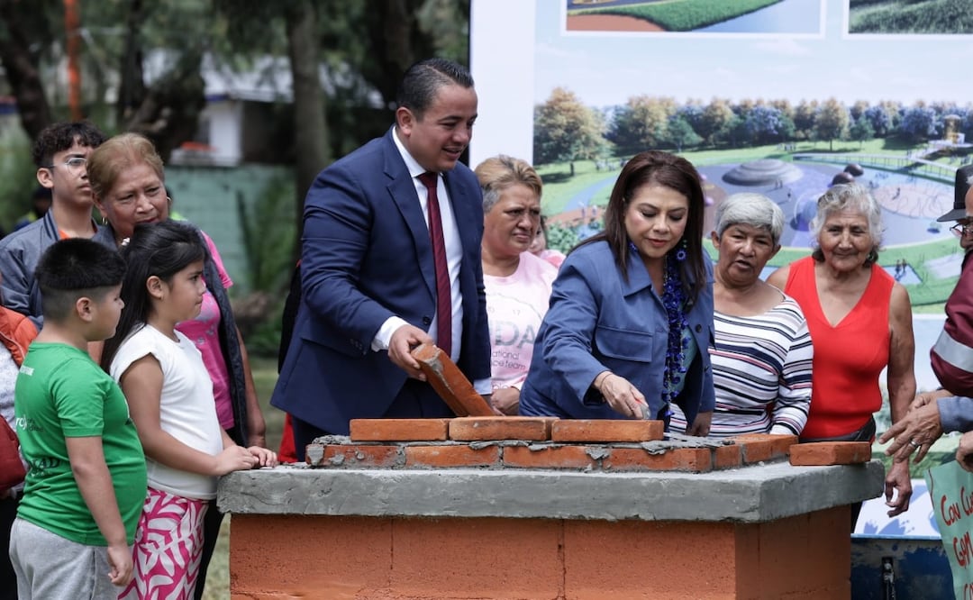La Jefa de Gobierno, Clara Brugada encabezo el arranque de la Construcción de la Primera UTOPÍA en la alcaldía Gustavo A. Madero en el Deportivo Los Galeana. Foto : Fernanda Rojas / El Universal