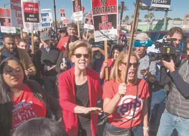 Michael Bloomberg fue la piñata de la noche