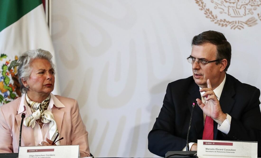 Rumor has it the ministerS were feuding over the migration policy - Photo: Diego Simón Sánchez/EL UNIVERSAL