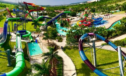 Aquatico Inbursa, el balneario de Veracruz con toboganes extremos