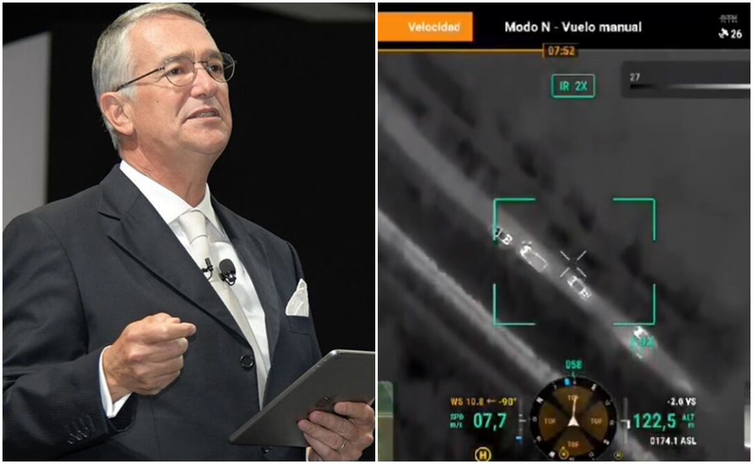 El empresario compartió las imágenes del ataque con dron, acompañado de un contundente mensaje. Foto: Redes Sociales