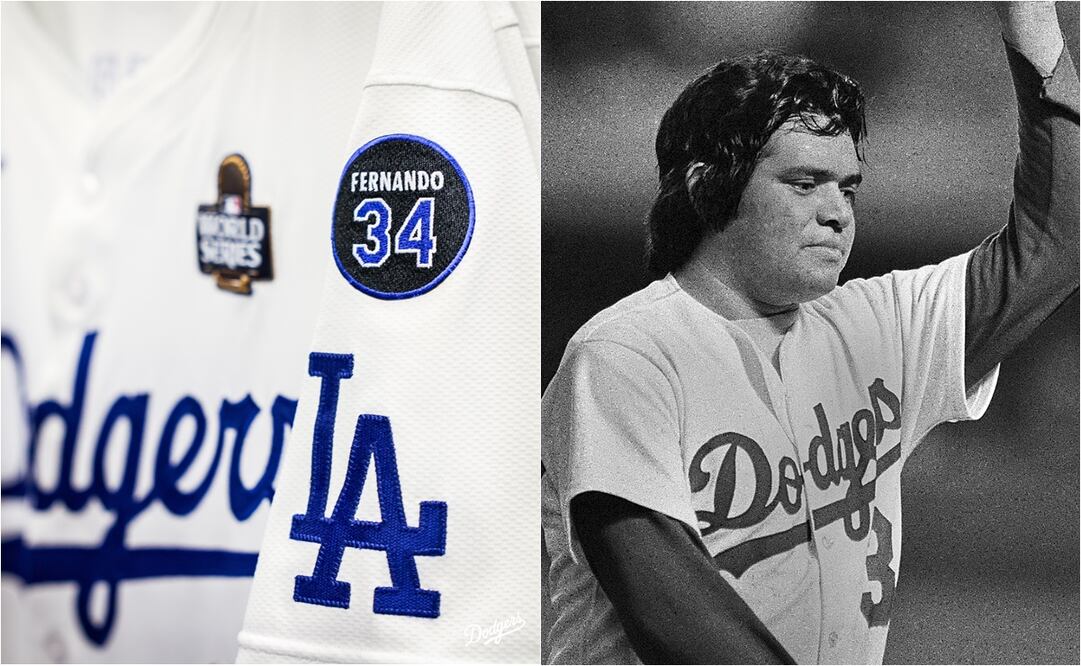FOTO: ESPECIAL - Los Dodgers disputarán la Serie Mundial ante Yankees con uniforme especial en honor a Fernando Valenzuela