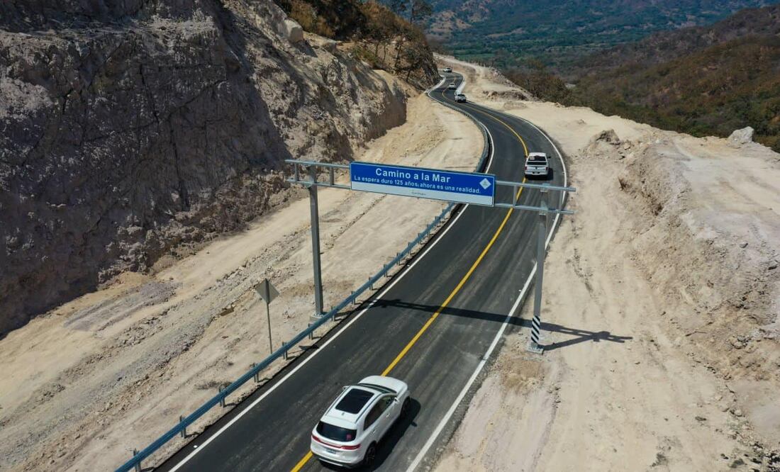 Esta carretera tardó más de 100 años en construirse.