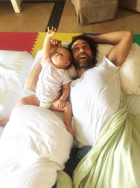 Valentino Lanus tiene una hija, María Magdalena de 7 años.
Foto: Twitter