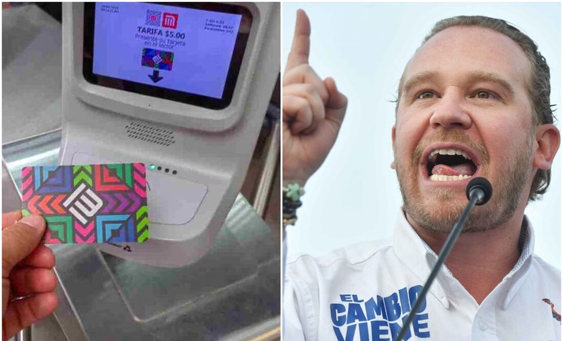 “¡No, hombre!, cómo crees. Es una locura. Al contrario, quien se mueva en tramos cortos tiene que pagar menos”, respondió el candidato Santiago Taboada, ante el cuestionamiento de elevar la tarifa del Metro. Foto: EL UNIVERSAL