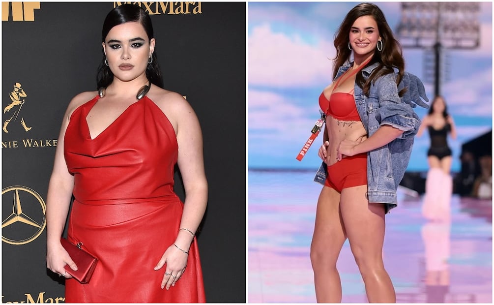 Barbie Ferreira en 2023 y en 2025, respectivamente. Foto: Archivo/Instagram barbieferreira