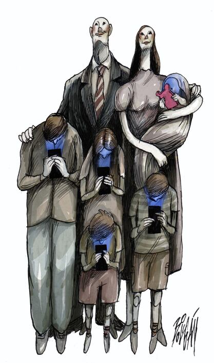 Retrato de familia digital