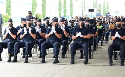 Llegan 85 nuevos policías a Puebla