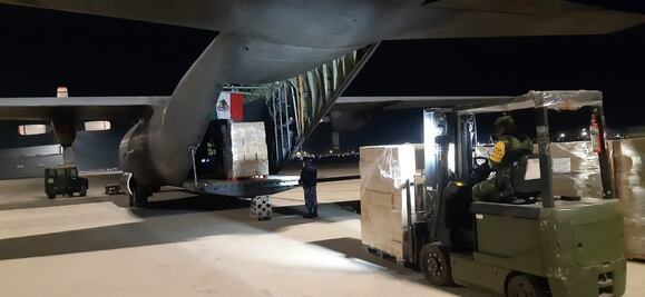 México envía 26 toneladas de despensas a Chile por los incendios forestales  