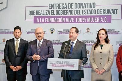 Kuwait dona 1.7 mdp a Edomex 