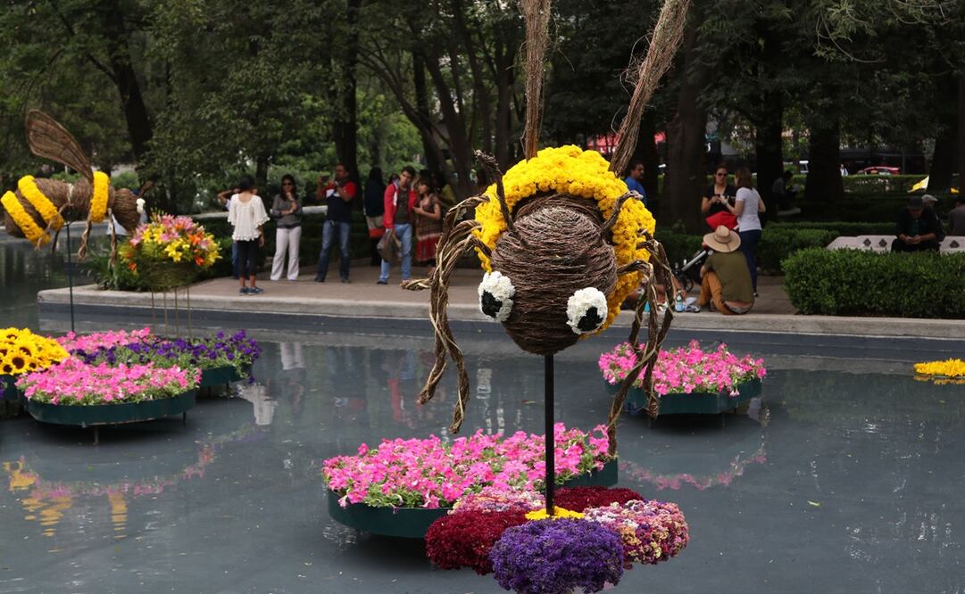 Aspectos del Festival de las Flores en el parque Abraham Lincoln en polanco. Fotos: Carlos Mejia/El Universal.