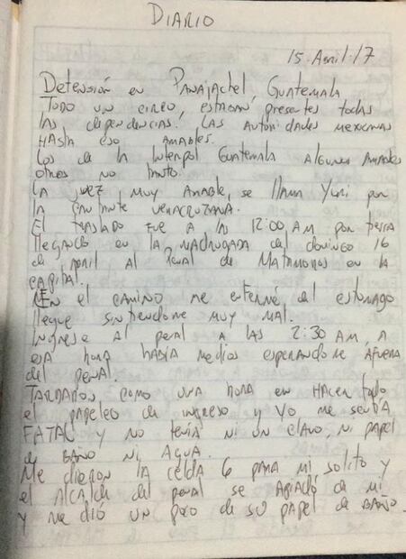 Duarte narra el momento de su captura