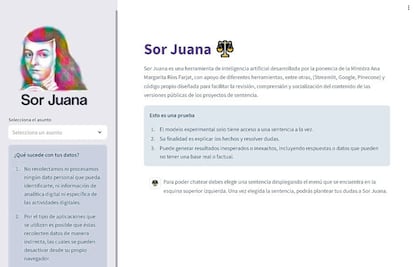 Ponen al servicio de la justicia la IA