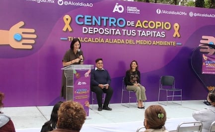 Lía Limón encabeza recolecta de tapitas en apoyo a niños con cáncer y al medio ambiente