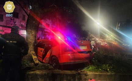 Choque en Tacubaya deja dos heridos; conductor detenido por presunto estado de ebriedad