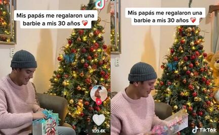 "Llorando en Navidad"; papás regalan a influencer Barbie que quería de niño