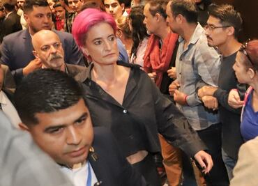 Adina Chelminsky habla sobre protesta propalestina en FIL Guadalajara; “objetivo de conversatorio era plantear líneas de diálogo”, señala