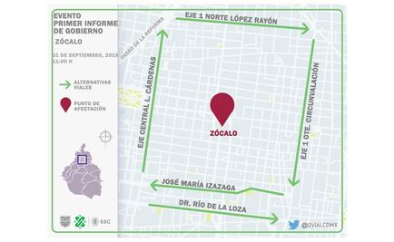 Aplicarán operativo especial por Primer Informe de Gobierno de AMLO