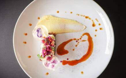 Mexican cuisine and pink mole