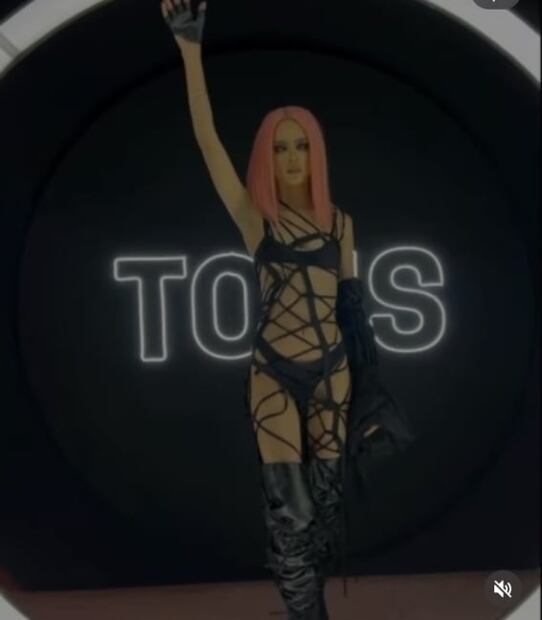 Azul Guaita se puso el mismo outfit hot de Danna Paola