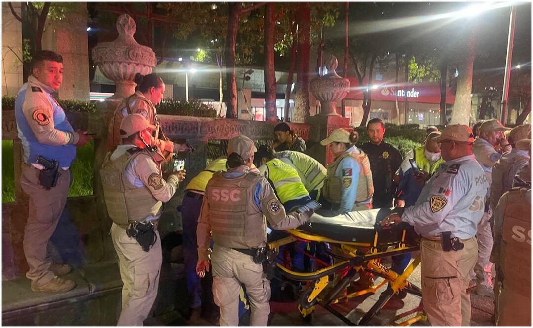 Mujer en situación de calle da a luz en calles de la CDMX este 20 de septiembre de 2024. Foto: Especial