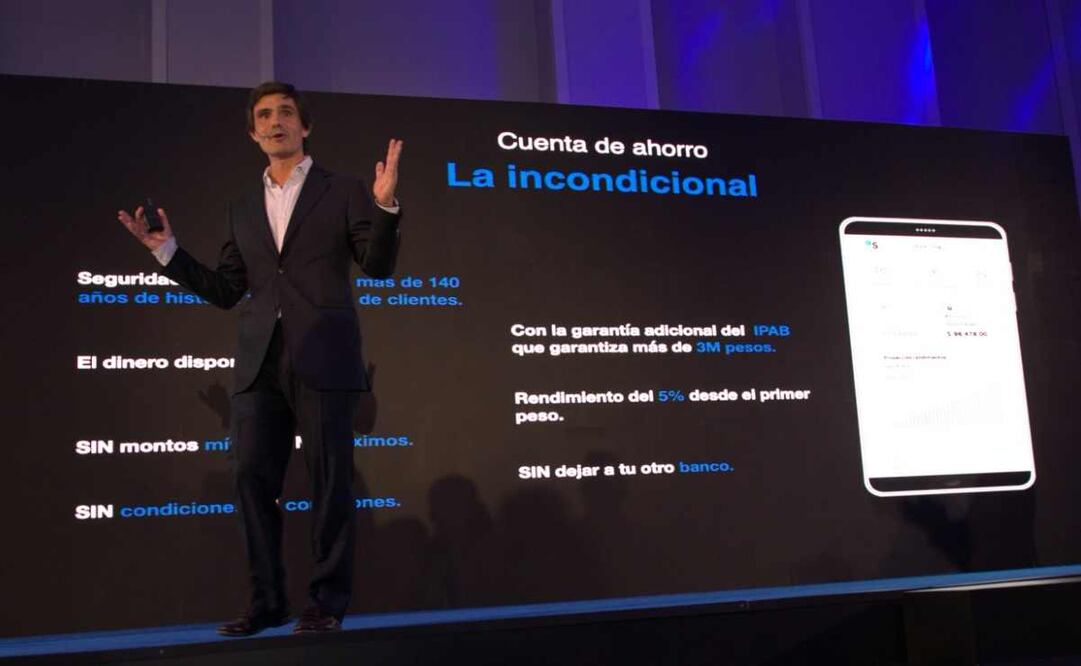 Lluís Pons subdirector de Banco Sabadell en México, quien aseguró que la institución busca seguir creciendo y captando más clientes en el país. Foto: Especial