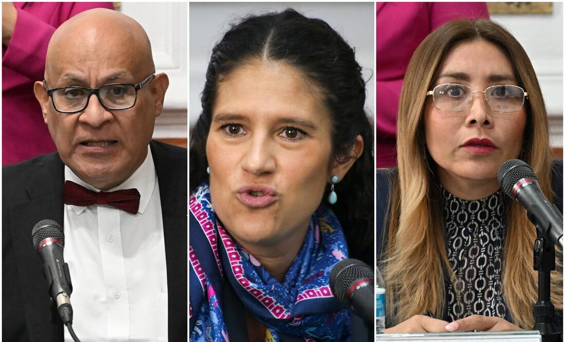 Candidatos a la Fiscalía de la CDMX (22/11/2024). Foto: Luis Camacho / EL UNVIERSAL