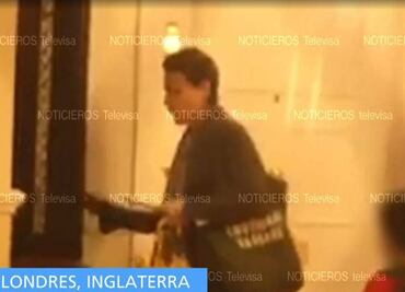 Televisa capta a Karime Macías en Londres; huye de las cámaras y olvida a su hijo