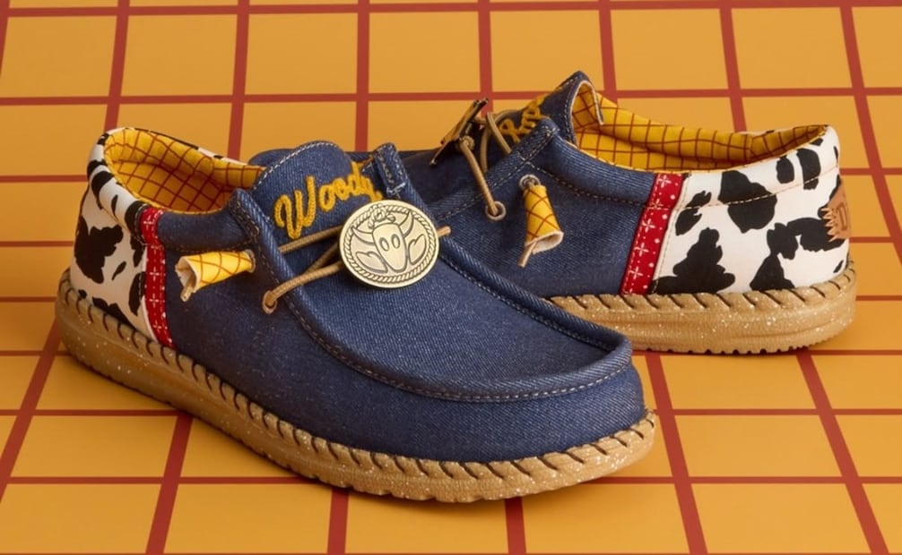 El lanzamiento de los mocasines de Hey Dude x Toy Story se ha realizado a nivel global. Foto: Cortesía Hey Dude