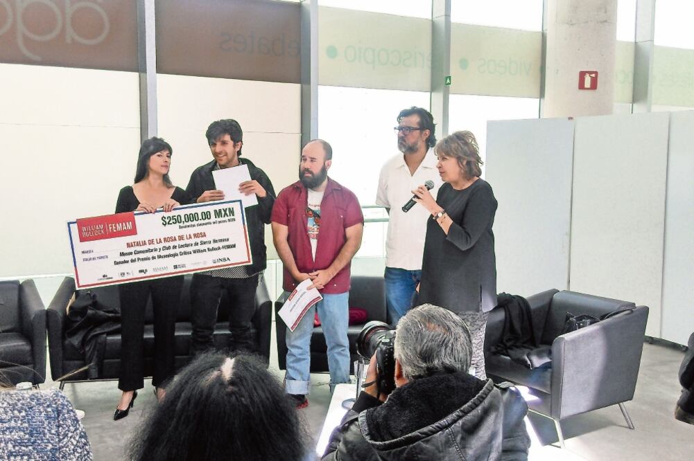 El premio fue para el Museo Comunitario y Club de Lectura Sierra Hermosa (CORTESÍA MUAC)