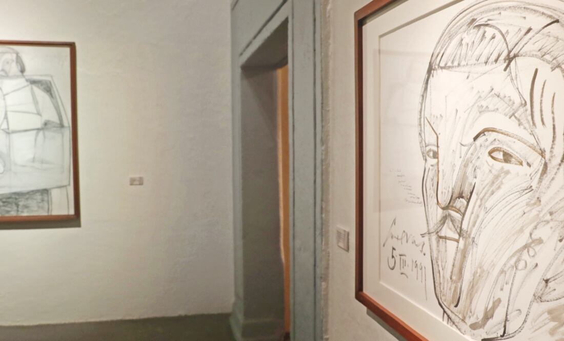 La muesta destaca algunas de las series que el pintor mexicano realizó a lo largo de su trayectoria. (LUIS CORTÉS. EL UNIVERSAL)