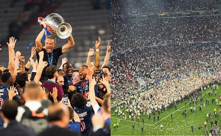 PSG se ve obligado a abandonar el campo durante celebración del título en Champions; afición invadió la cancha