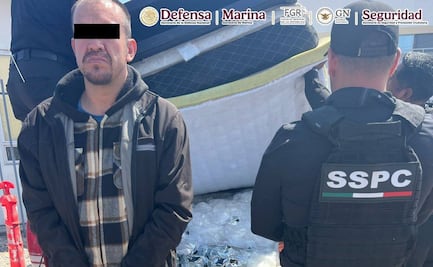 Cae sujeto con 200 kilos de metanfetamina en Baja California; la transportaba en camioneta con placas de EU