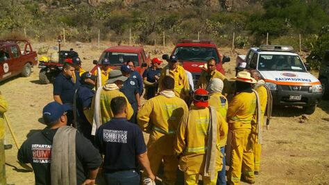 Controlan incendio en el Cerro del Muerto en Aguascalientes