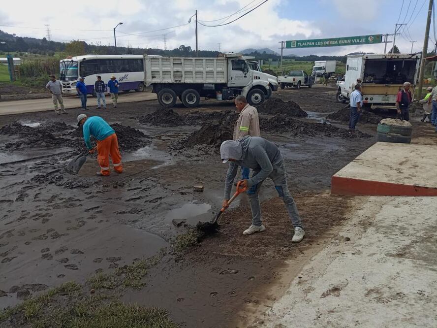 La alcaldía Tlalpan dio a conocer que continúan las labores de limpieza en los hogares de las más de 20 familias. Foto: Especial