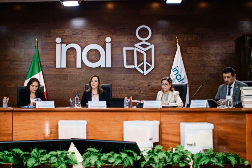 Pleno del INAI. Foto: Archivo