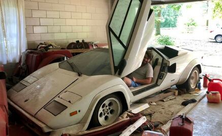 Encuentra Lamborghini viejo en garaje de su abuelo
