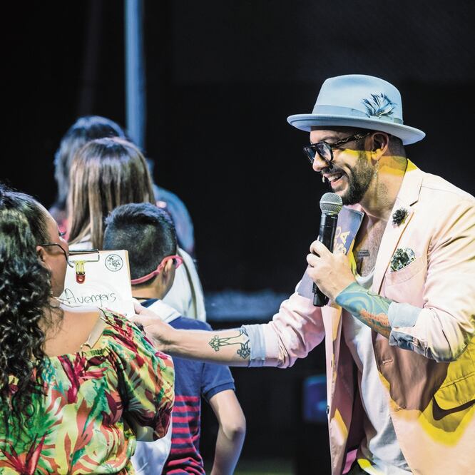 Aunque había adultos, la mayoría del público eran niños. GERMÁN ESPINOSA. EL UNIVERSAL