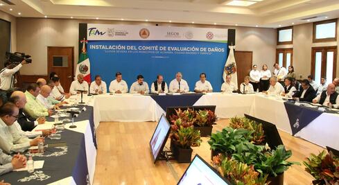 Instalan Comité de Evaluación de Daños en Tamaulipas